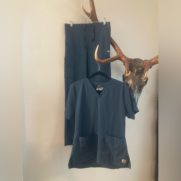 Carhartt Other - Carhartt Navy Scrub Set